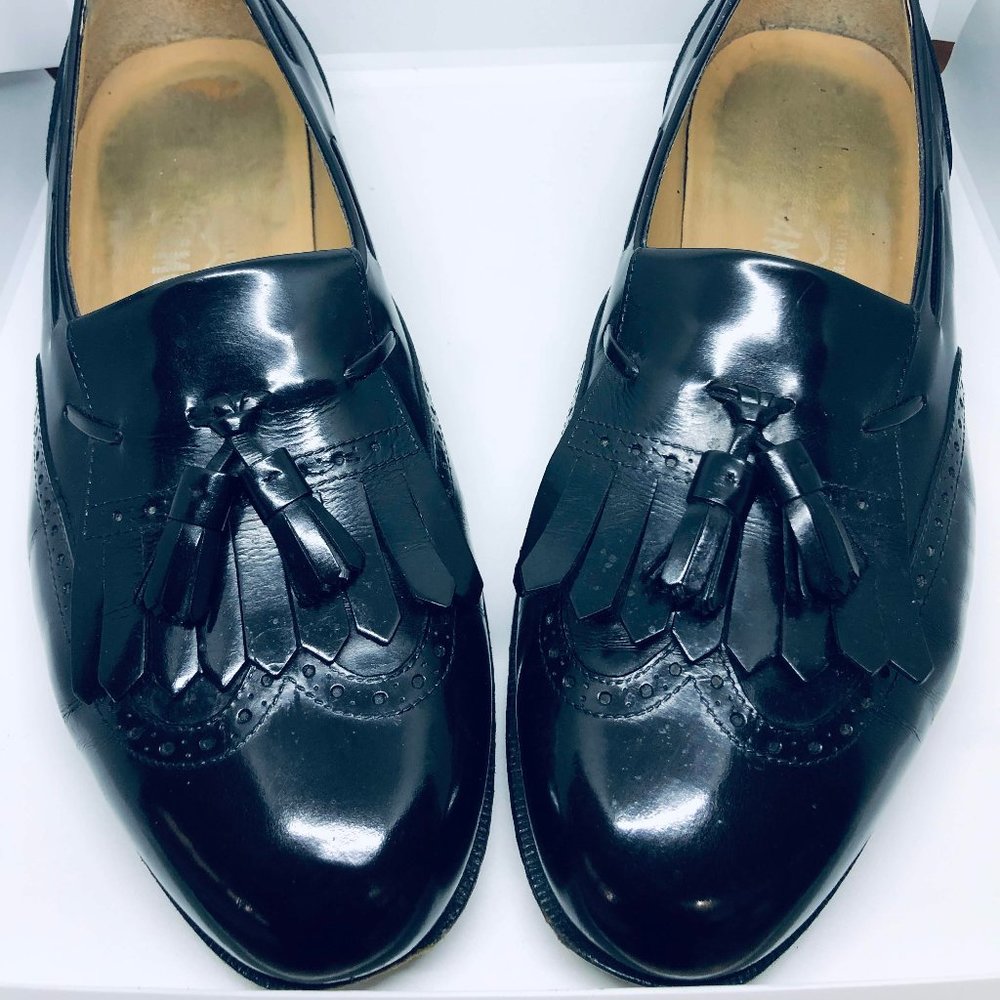 Salvatore Ferragamo Black Slip On Loafers